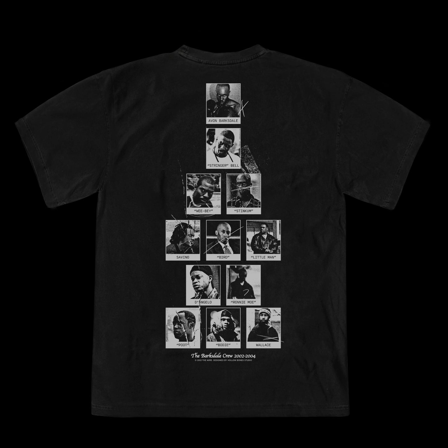 Barksdale Crew S/S Heavyweight T-Shirt Black