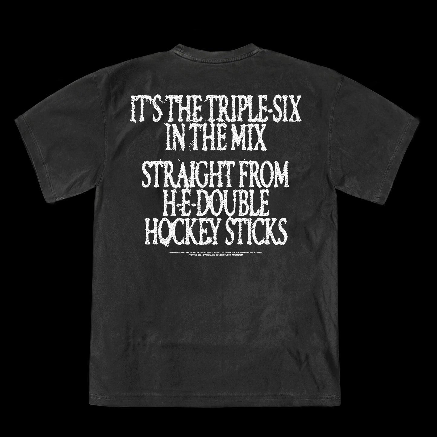 BIG L S/S T-Shirt Faded Black