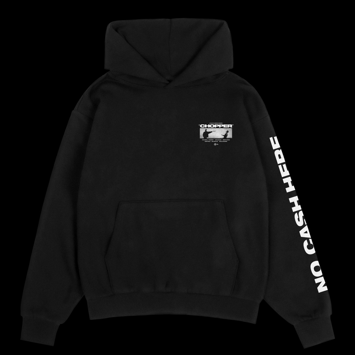 No Cash Hoodie Black