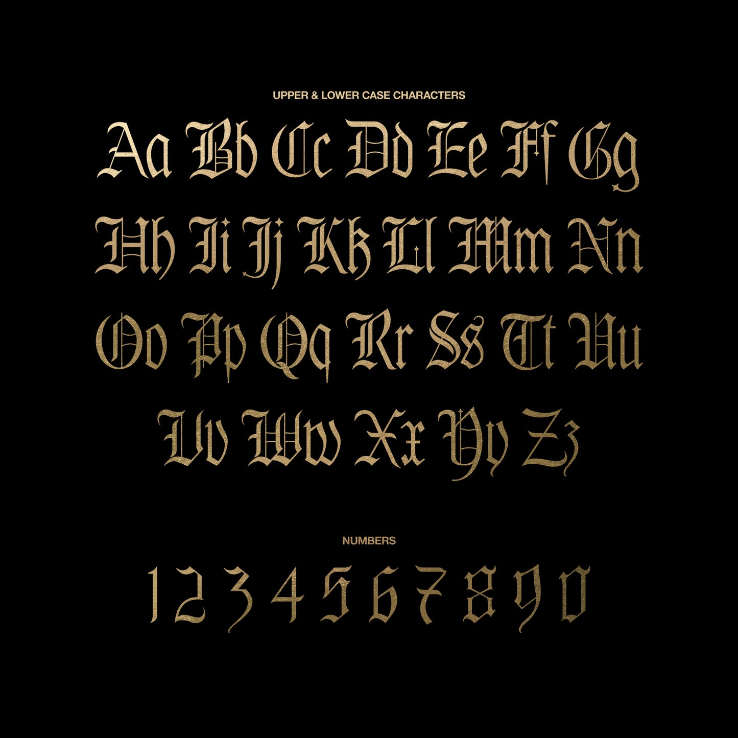 Golden Blackletter - Display Font