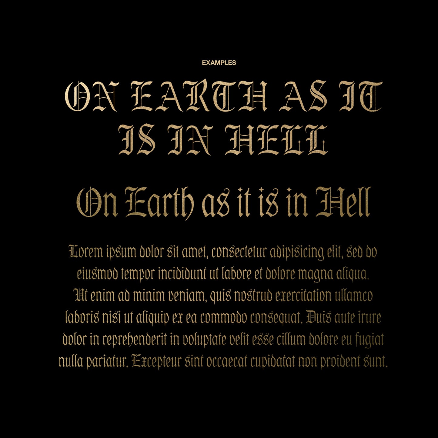 Golden Blackletter - Display Font