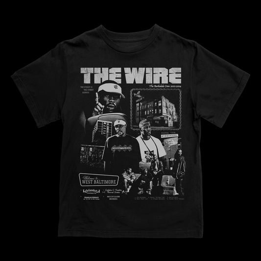 Barksdale Crew S/S Heavyweight T-Shirt Black