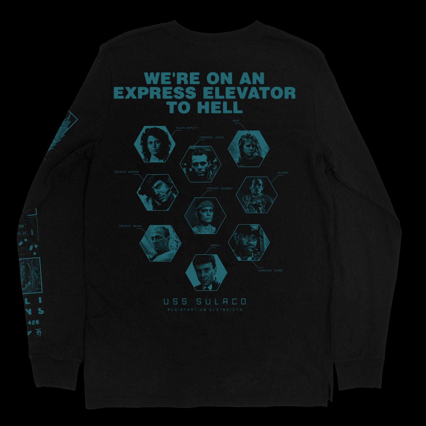 Forklift Certified L/S T-Shirt Black
