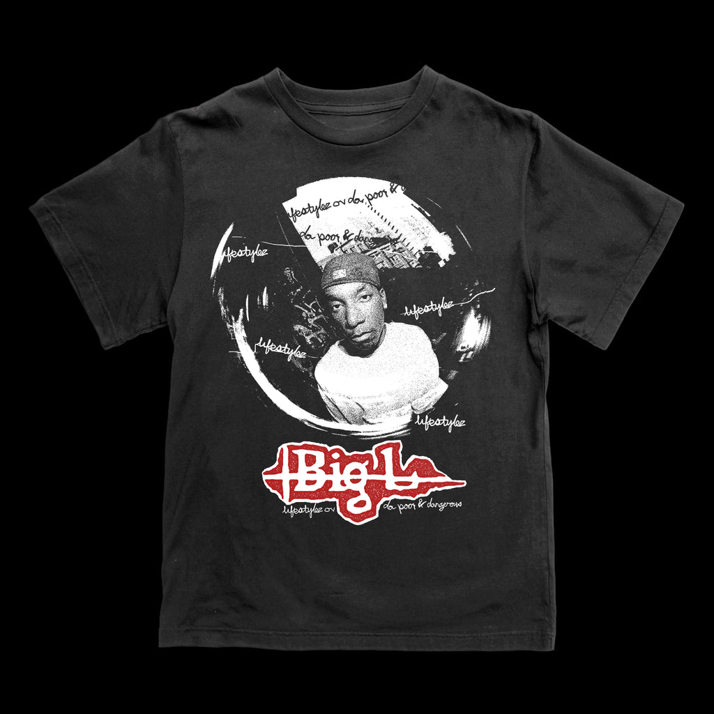 BIG L S/S T-Shirt Faded Black