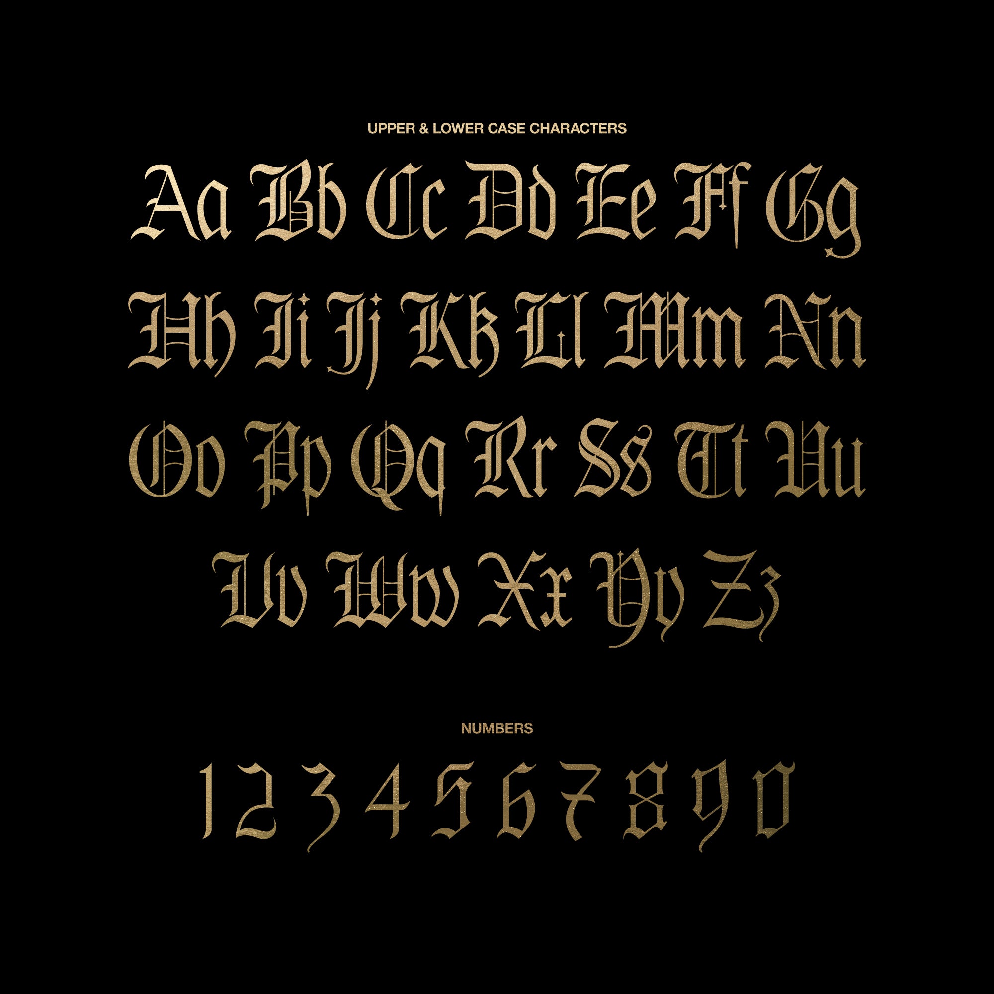 Golden Blackletter - Display Font