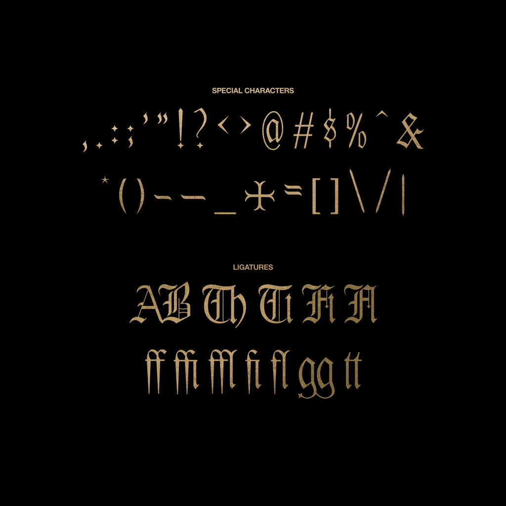 Golden Blackletter - Display Font