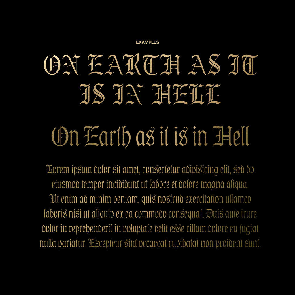 Golden Blackletter - Display Font