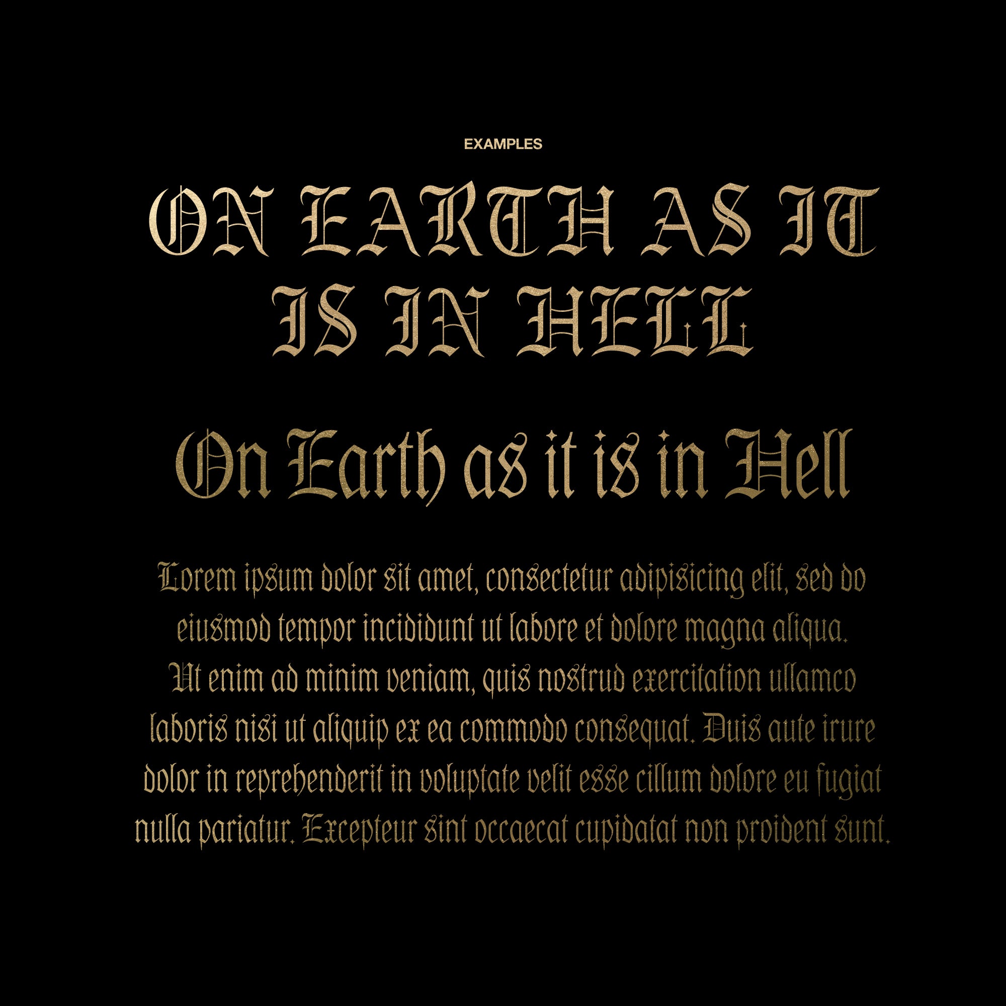Golden Blackletter - Display Font