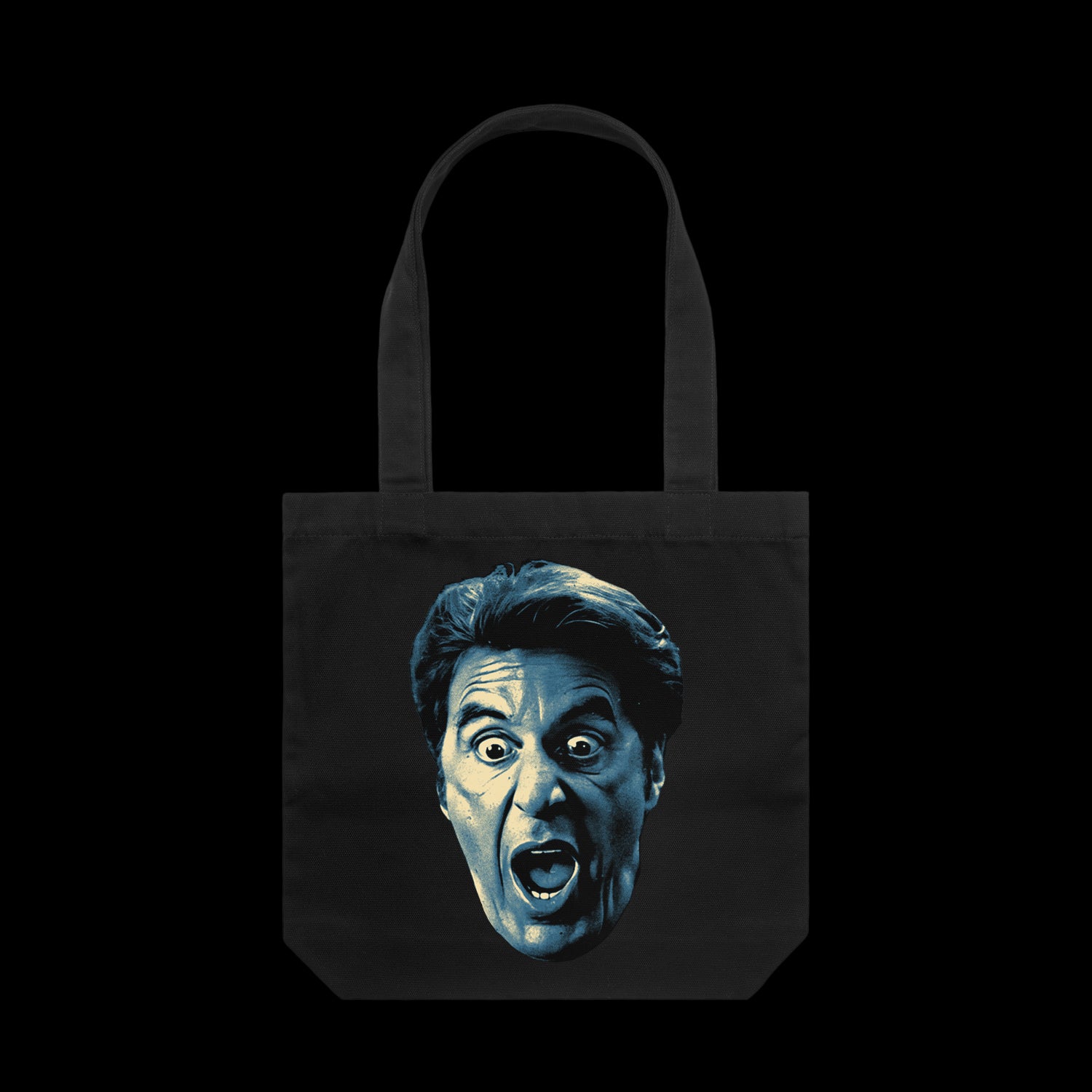 Pacino in Heat Canvas Tote Bag Black