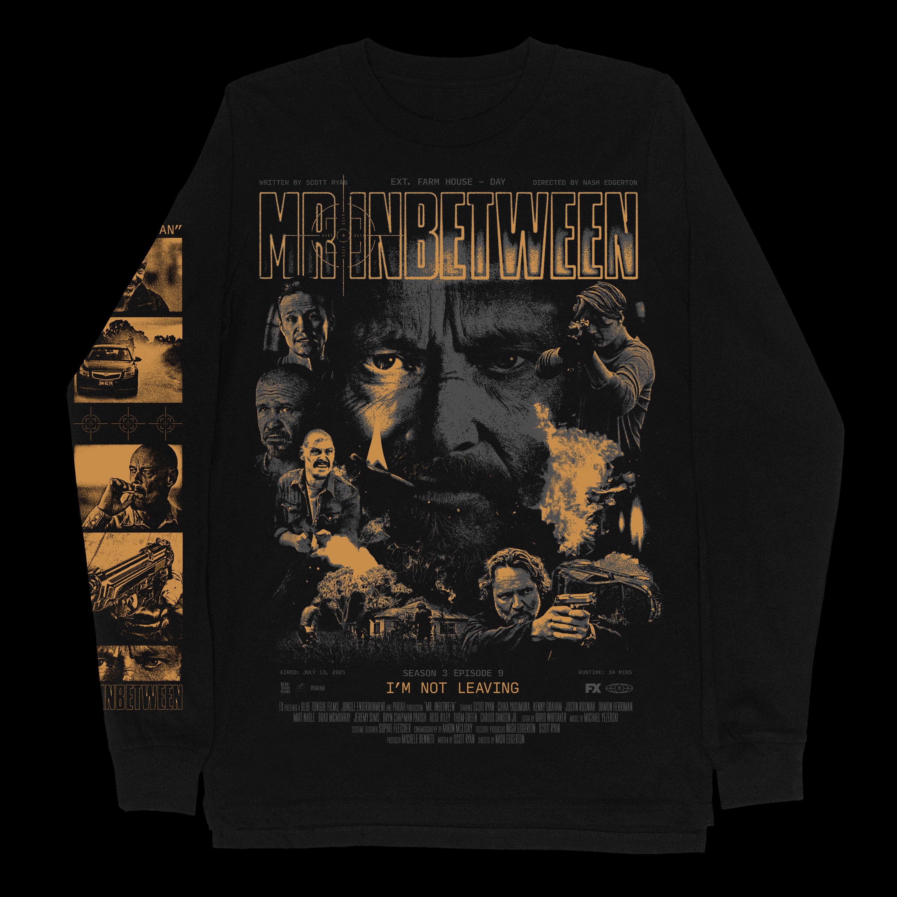 Mr. Inbetween L/S T-Shirt Black
